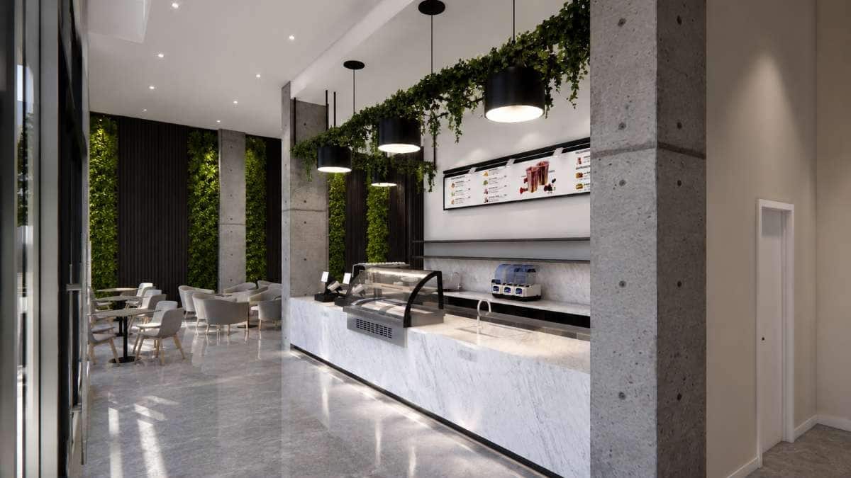 Commercial interior by IN Design & Construction